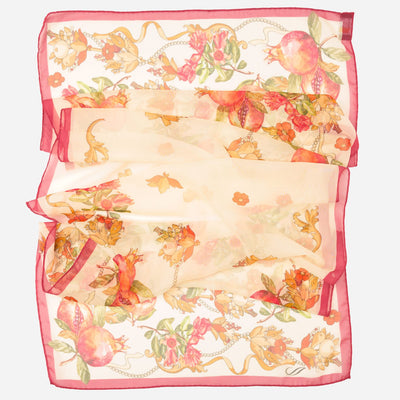 Women's Rose Pink Italian Long Silk Scarf