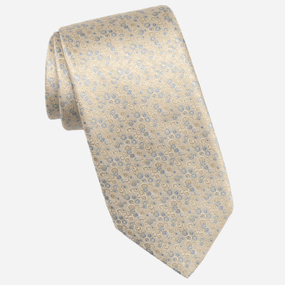 Champagne Italian Designer Silk Tie