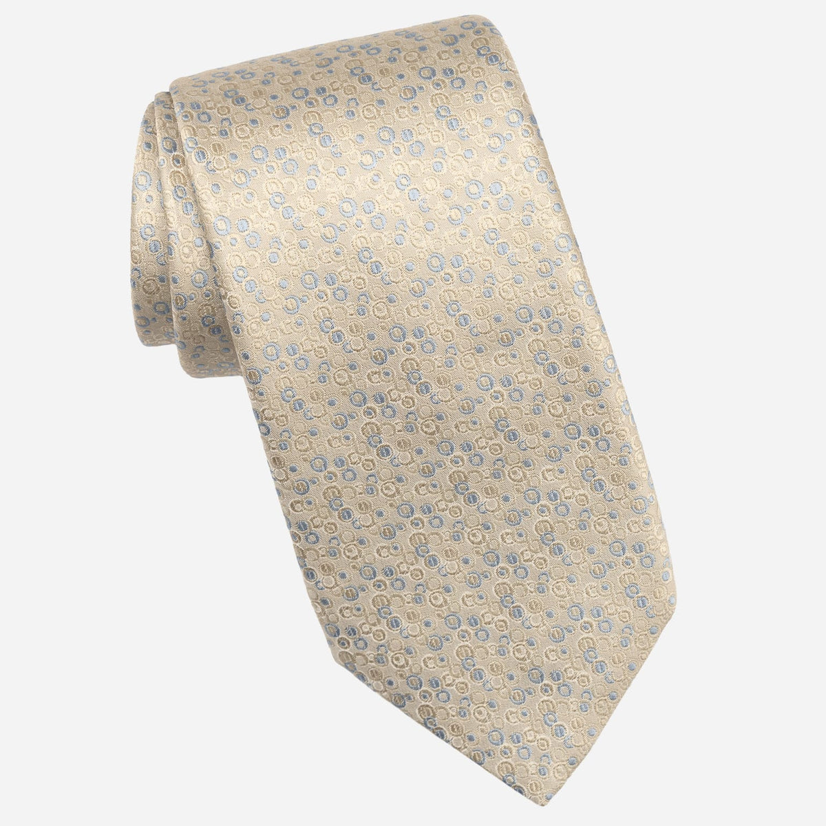 Champagne Italian Designer Silk Tie