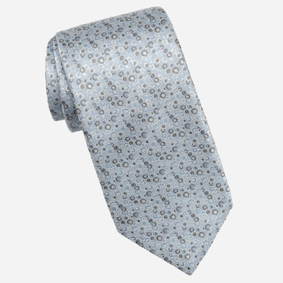 Sky Blue Italian Designer Silk Tie