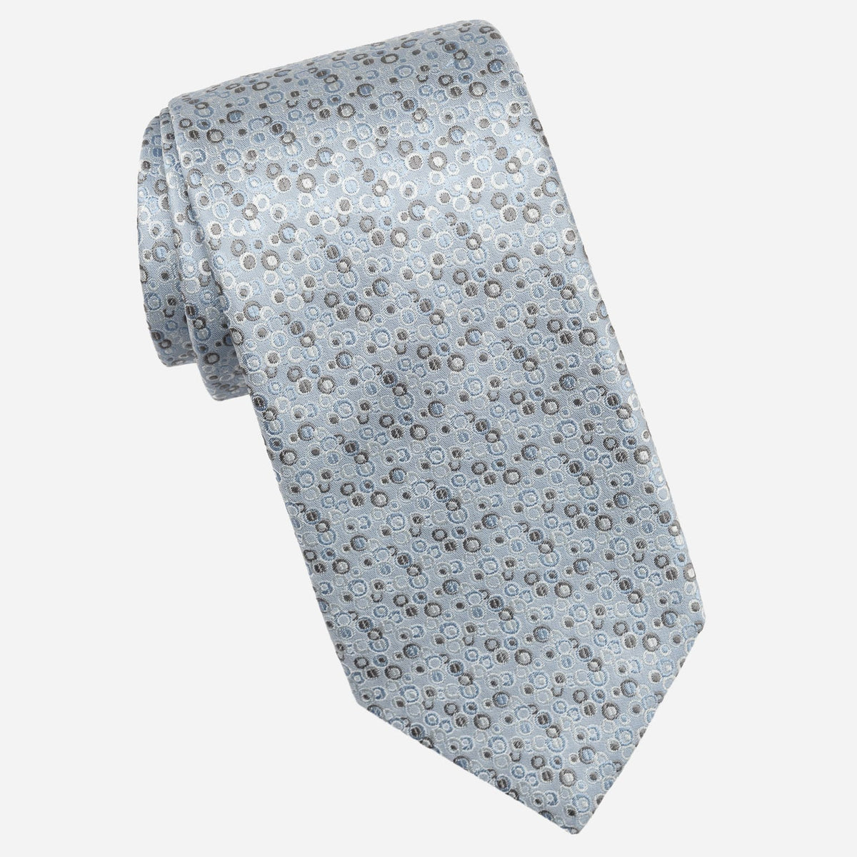 Sky Blue Italian Designer Silk Tie