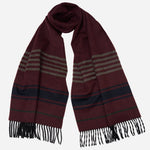 Burgundy Italian Wool Cashmere Scarf