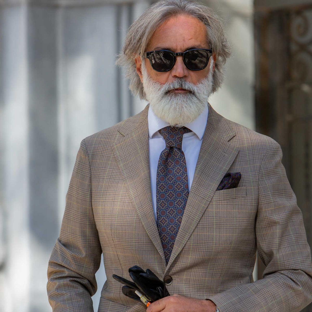 Madder silk handmade Italian necktie