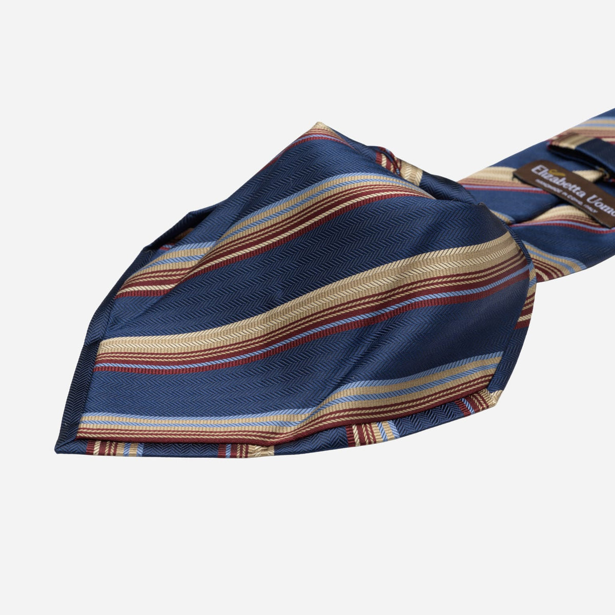 Designer Navy Striped Silk Tie