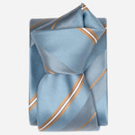 Blue Stripes Handmade Italian Silk Tie