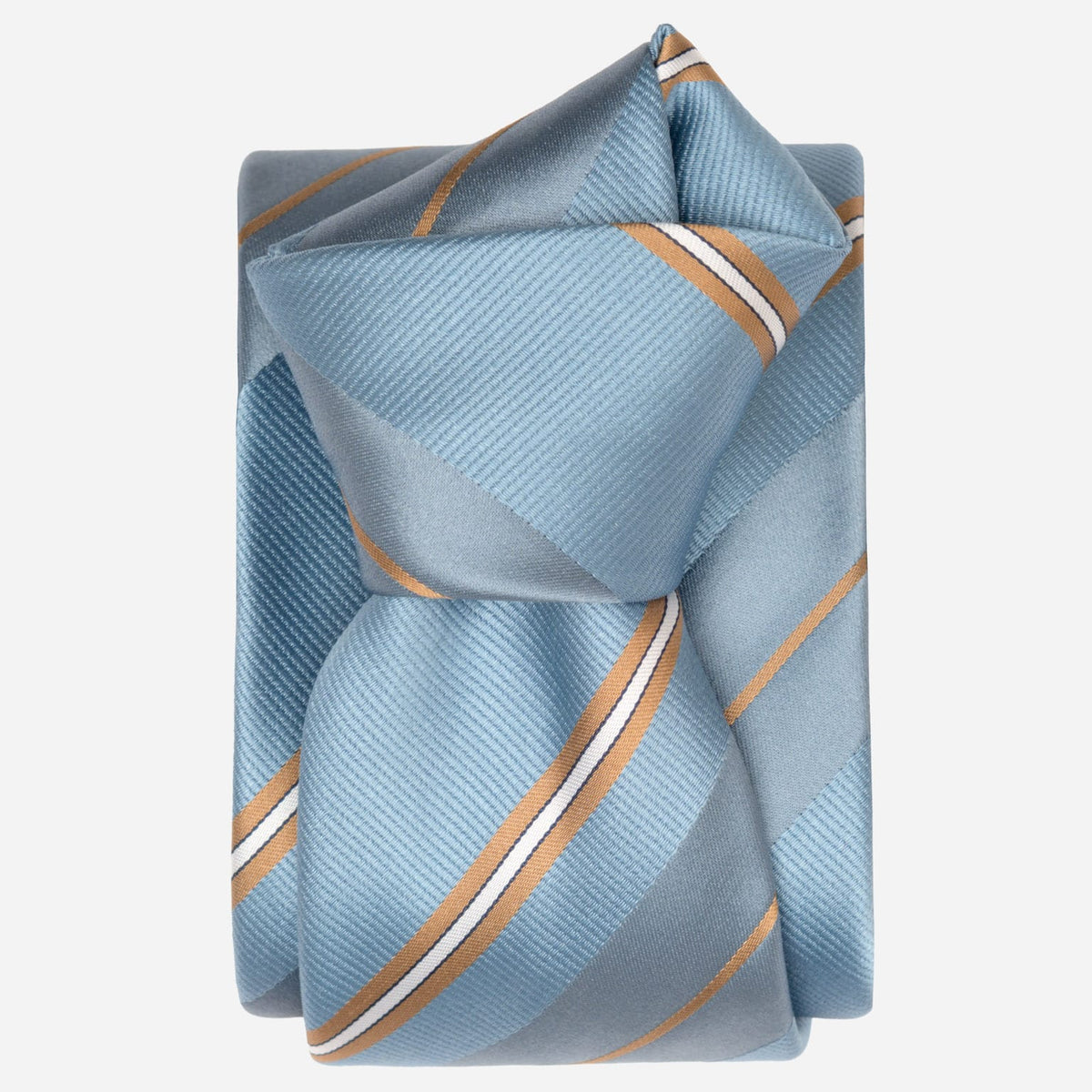 Blue Stripes Handmade Italian Silk Tie