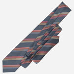 Sage Green Striped Italian Silk Tie