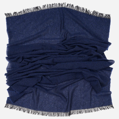 Marine Blue Italian Cashmere Scarf