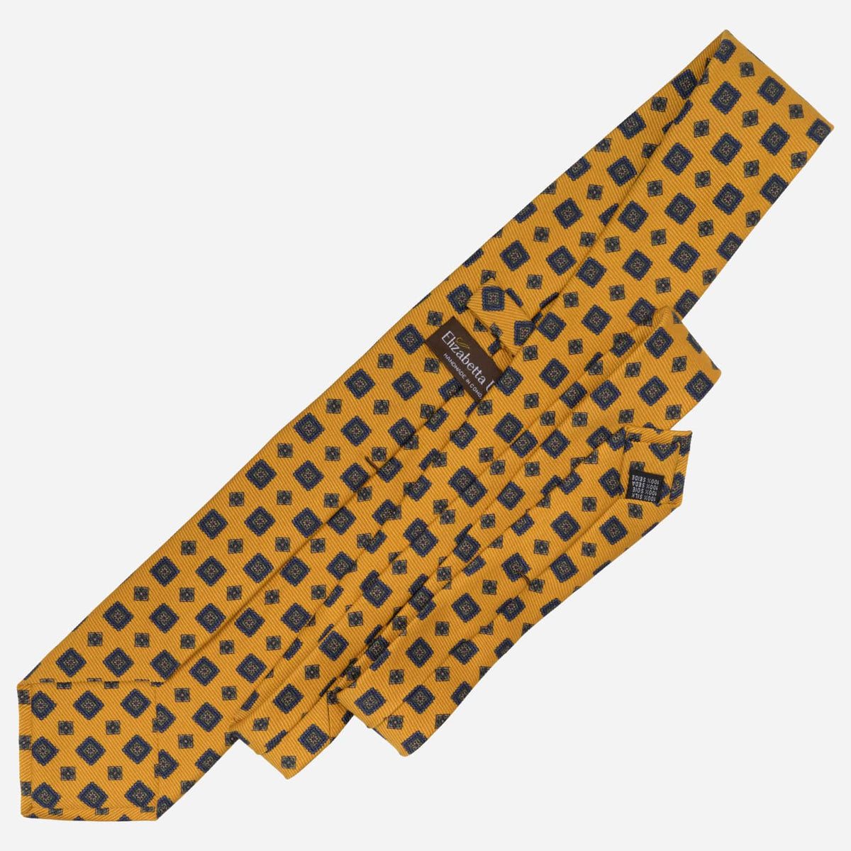 Yellow Madder Silk Designer Italian Tie