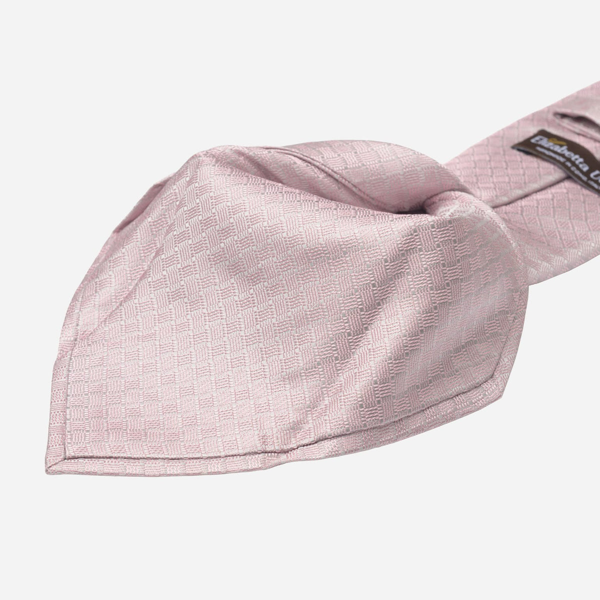 Pink Italian Designer Silk Tie for Men
