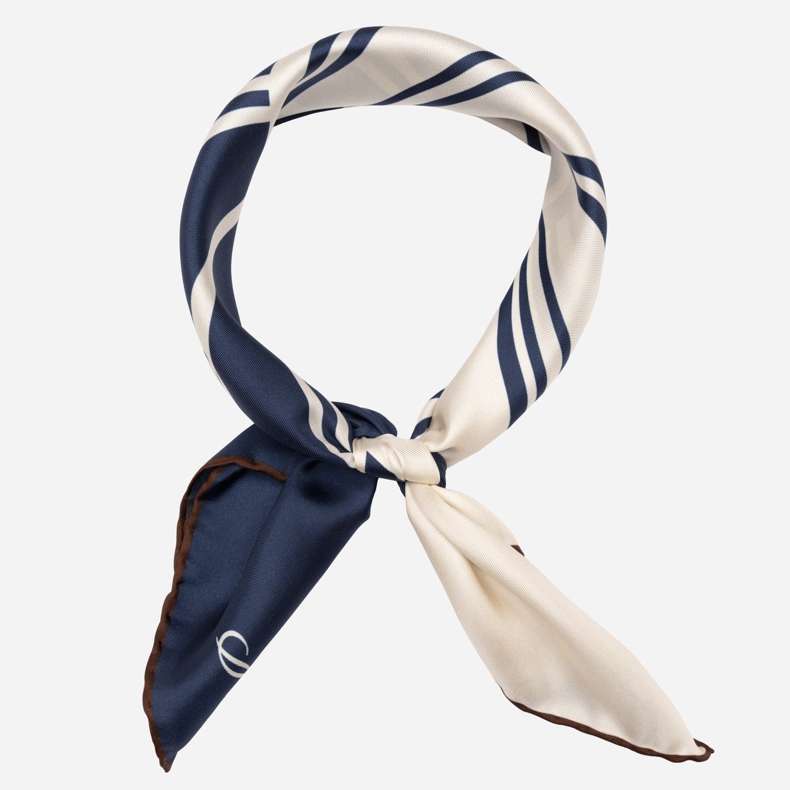 Navy Neckerchief How To Tie A Neckerchief Bandana Lazio Silk