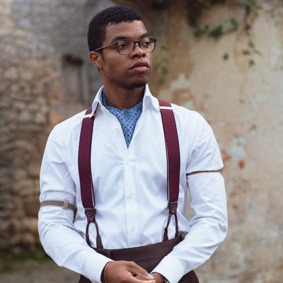 Handmade pure silk ascot cravat