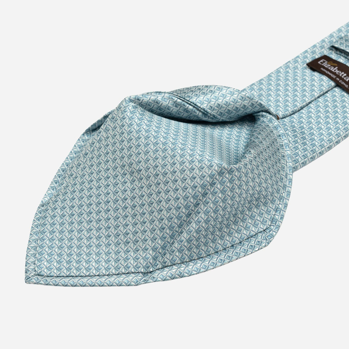 Men's Designer Italian Silk Tie Aqua