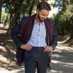 Burgundy Italian Wool Scarf