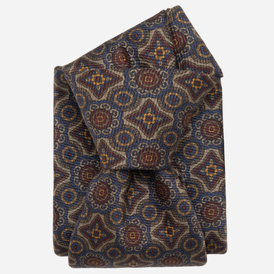 Blue Italian Madder Silk Tie