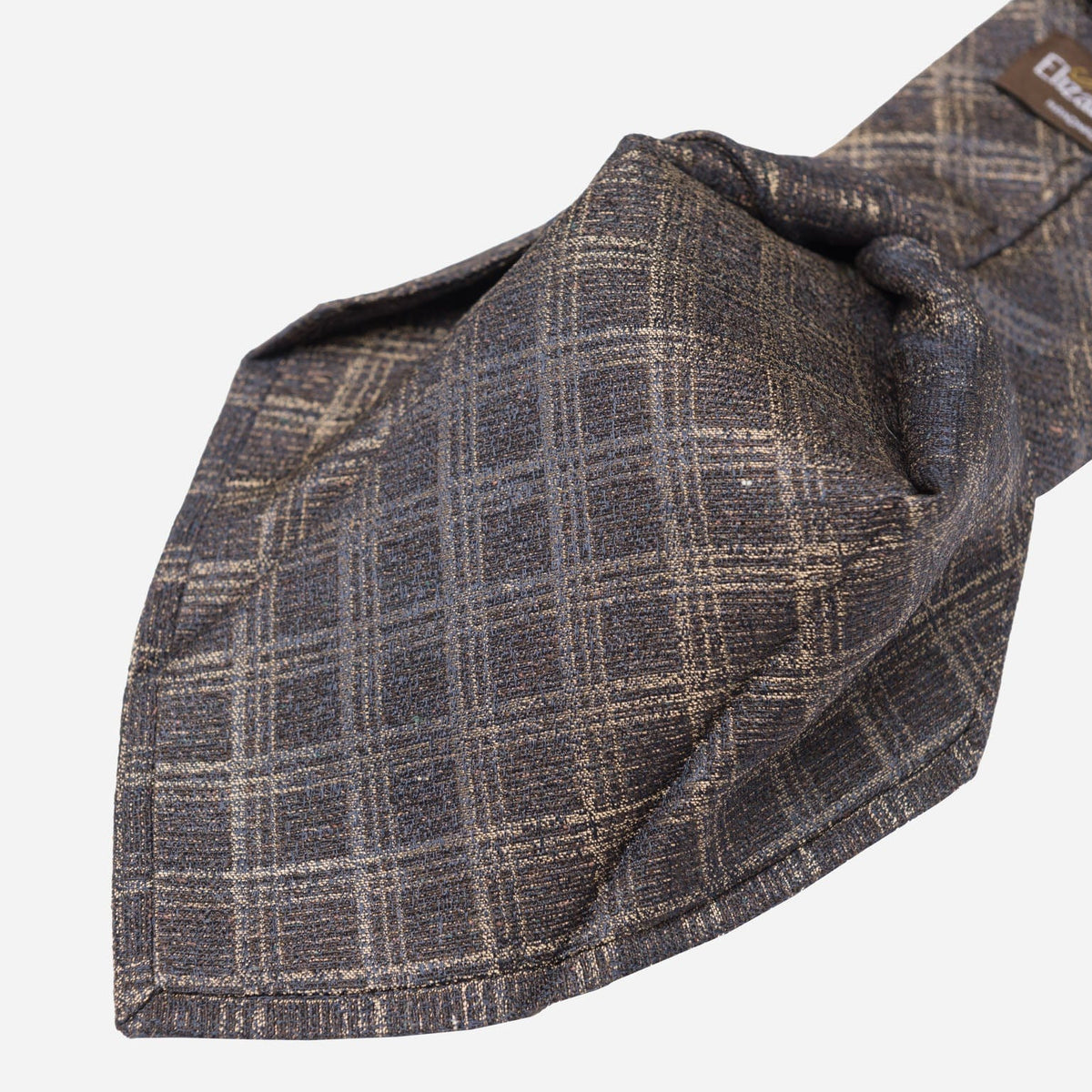 Bronze Plaid Italian Silk Jacquard Tie