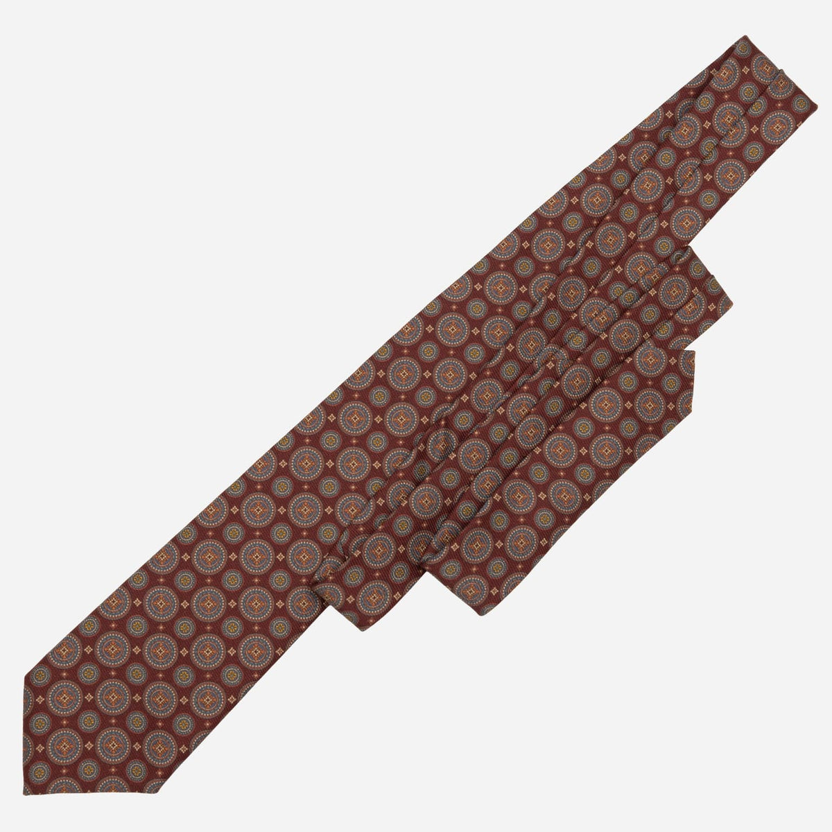 Burgundy Madder Silk Italian Tie