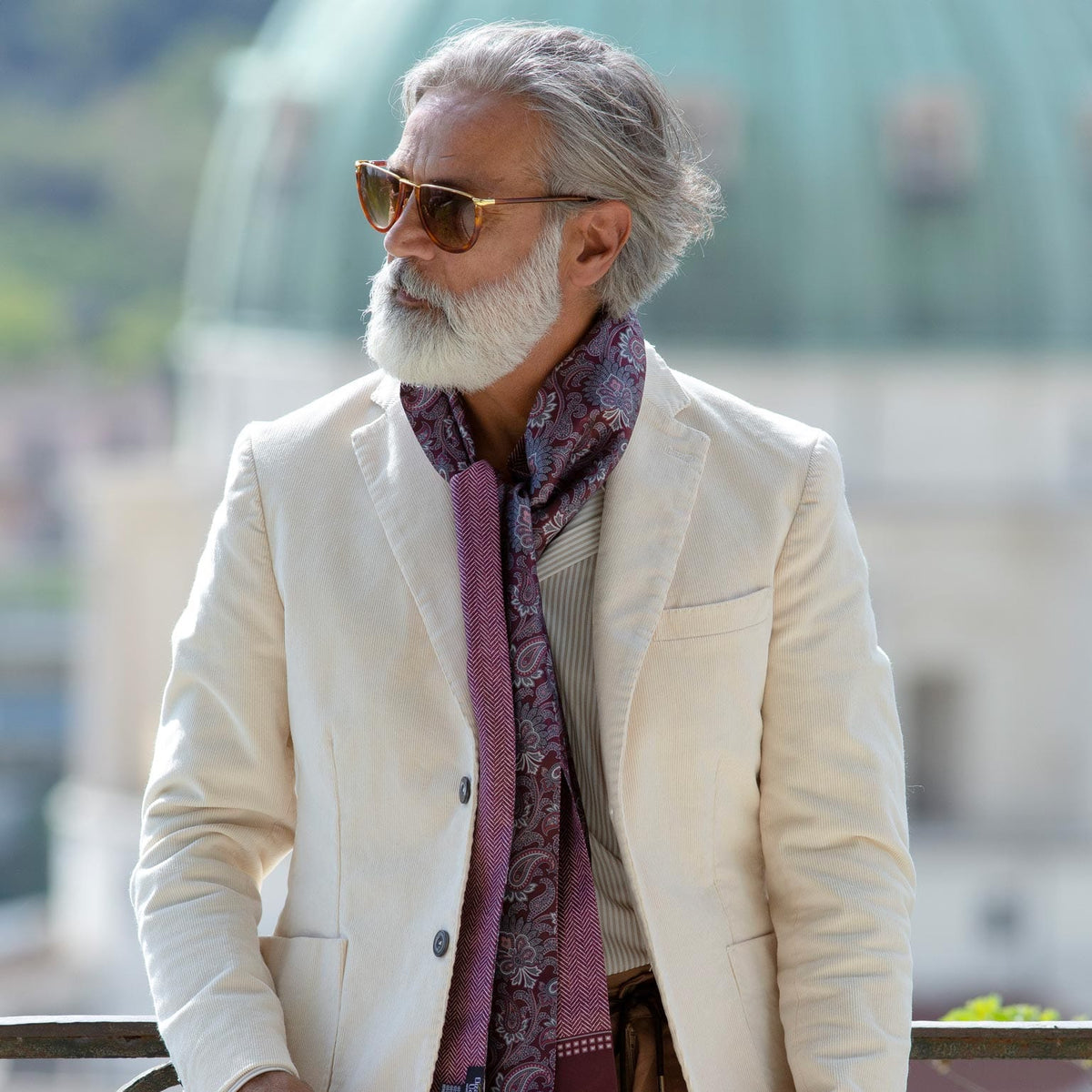 Best Italian silk scarves for men