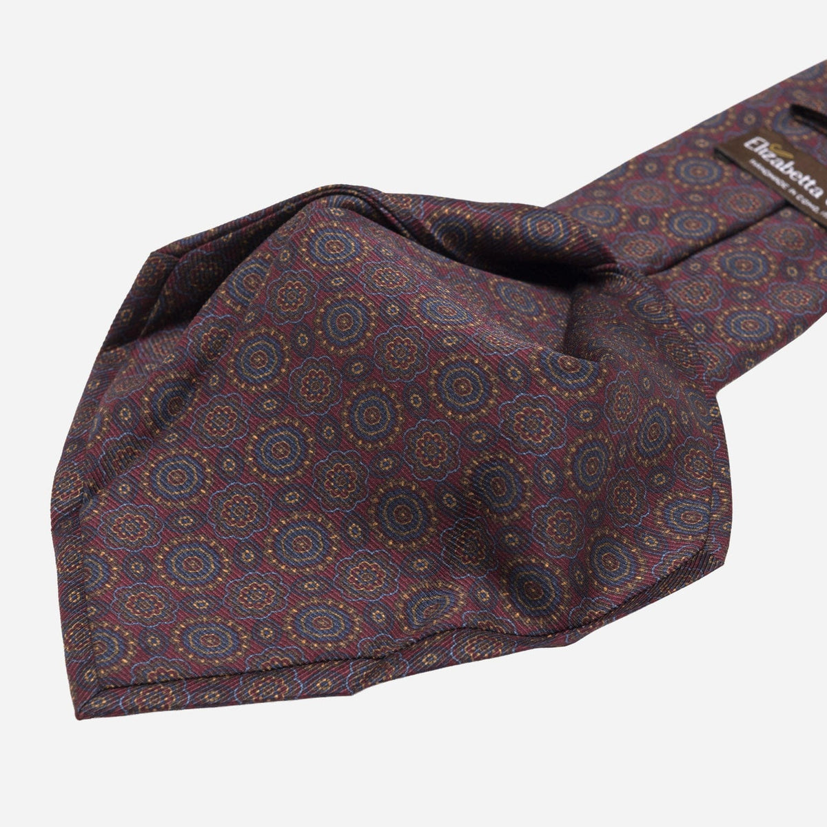 Burgundy Italian Madder Silk Tie