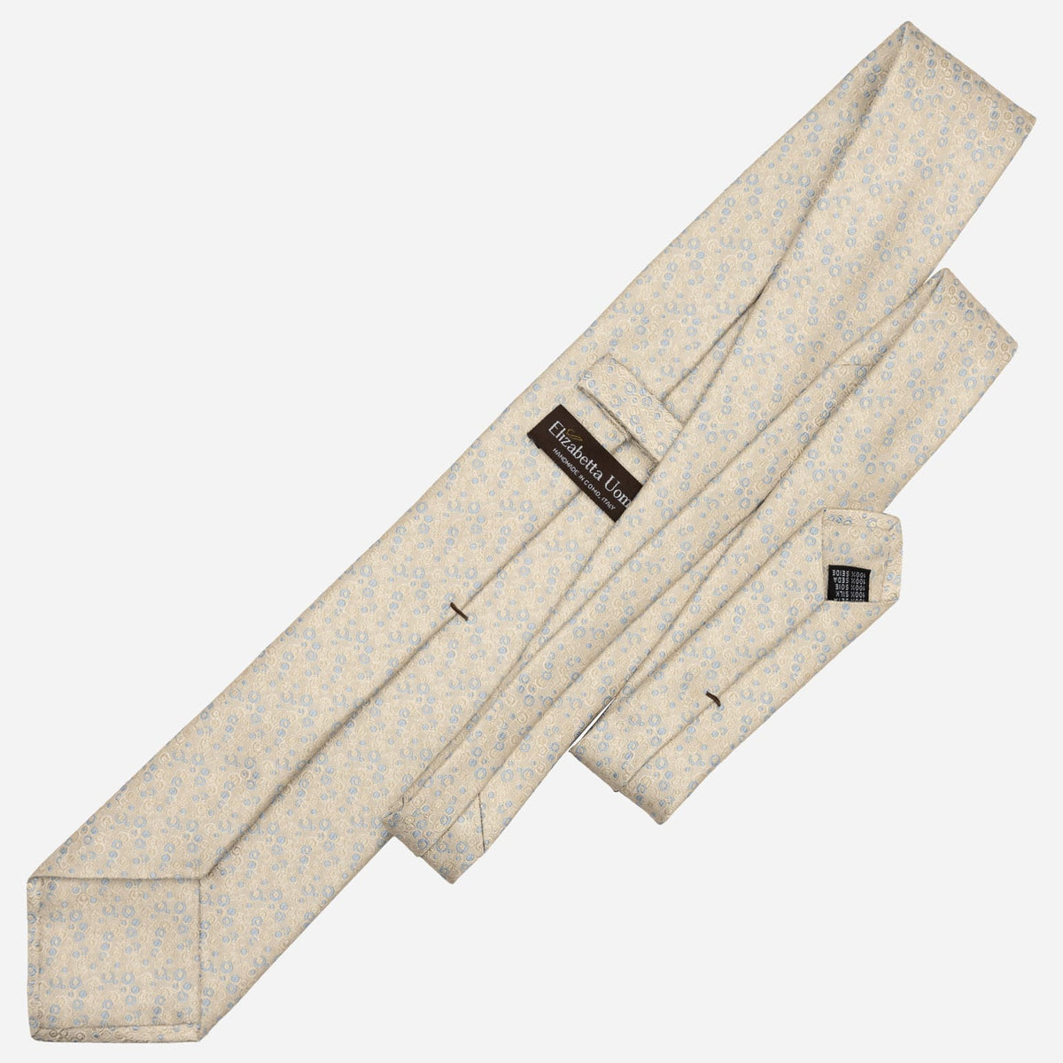 Champagne Italian Designer Silk Tie
