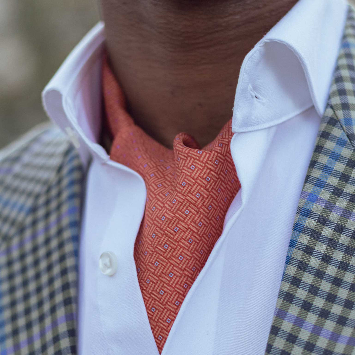 silk ascot cravat