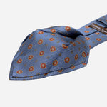 Umbrian Blue Handmade Italian Silk Tie