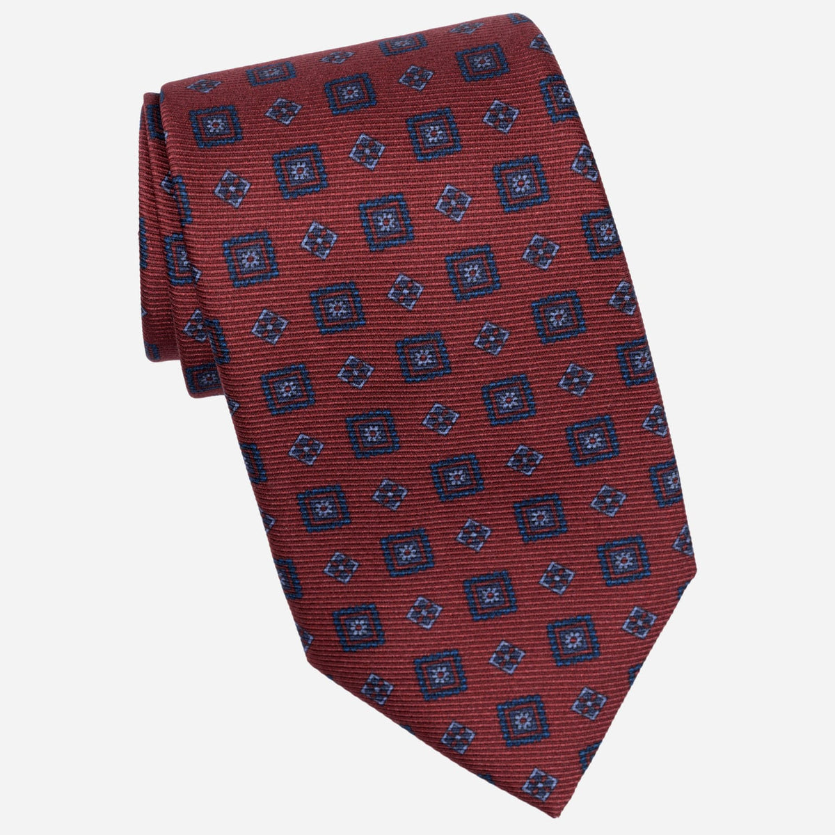 Red Madder Silk Designer Italian Tie