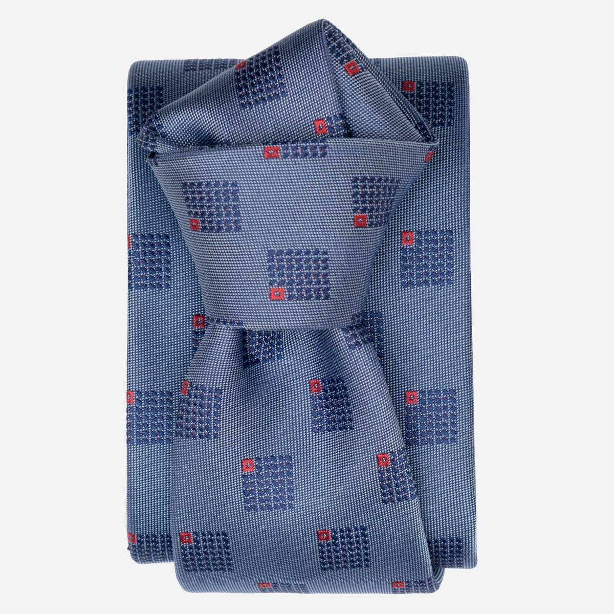French Blue Handamade Italian Silk Tie