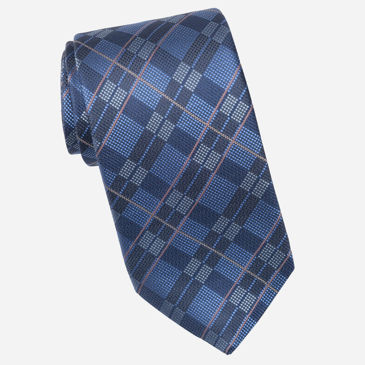 Dark Blue Italian Designer Silk Tie