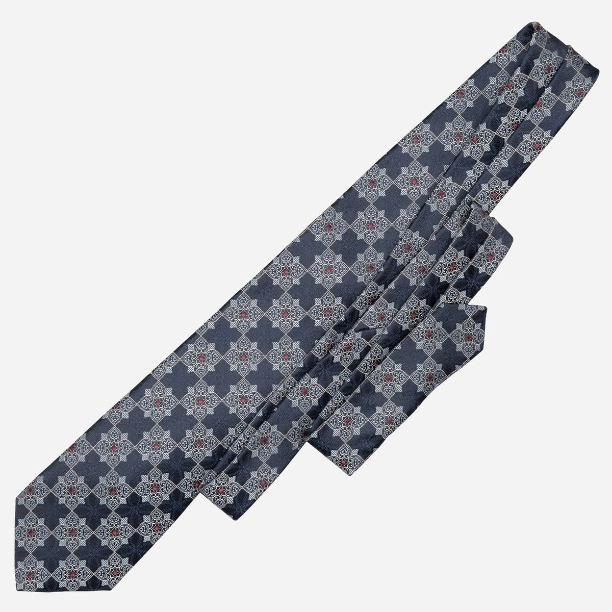 Italian Blue Designer Handmade Silk Tie