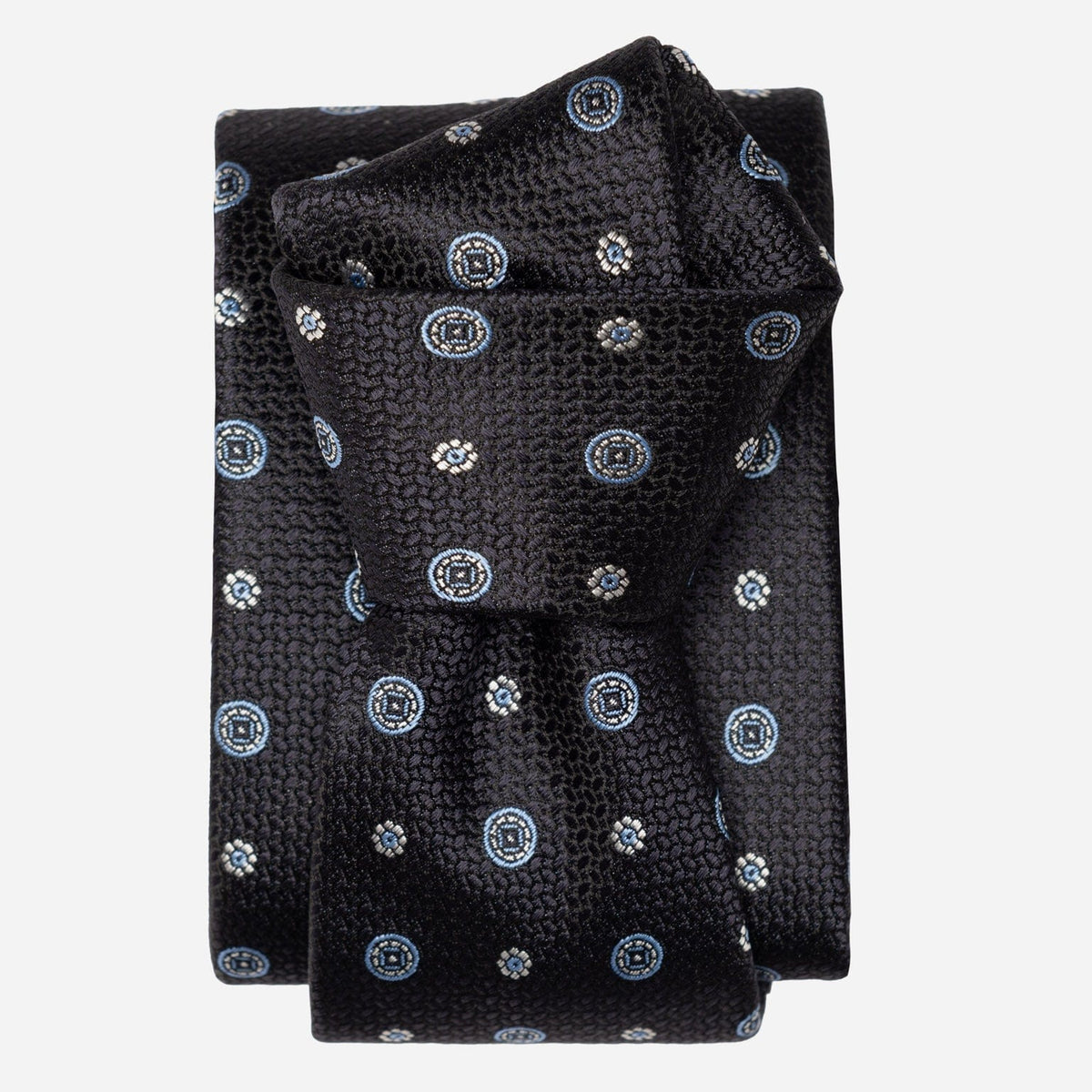 Dark Navy Italian Designer Silk Tie