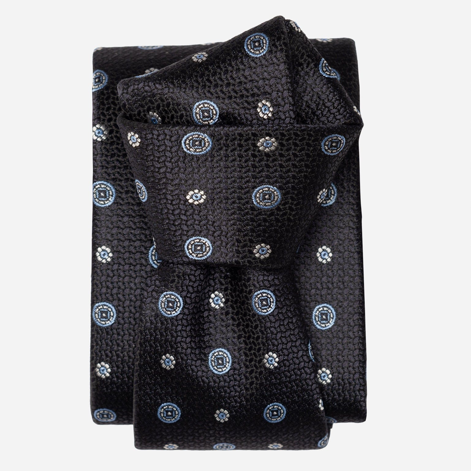 Dark Navy Italian Designer Silk Tie