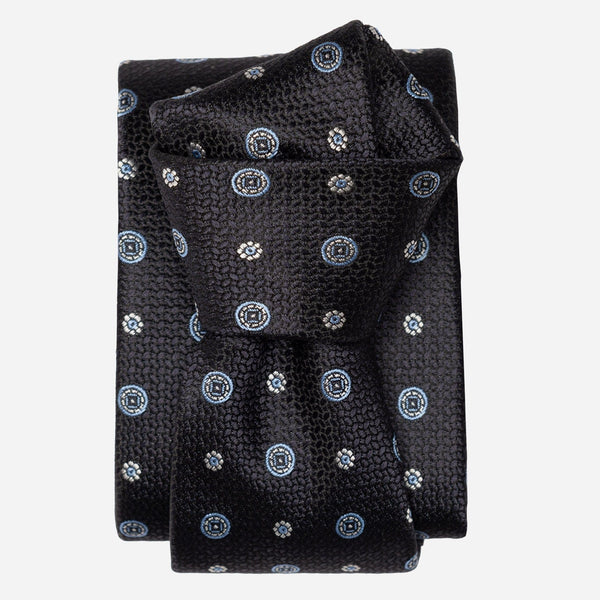 Dark Navy Italian Designer Silk Tie