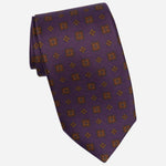 Purple Madder Silk Designer Italian Tie