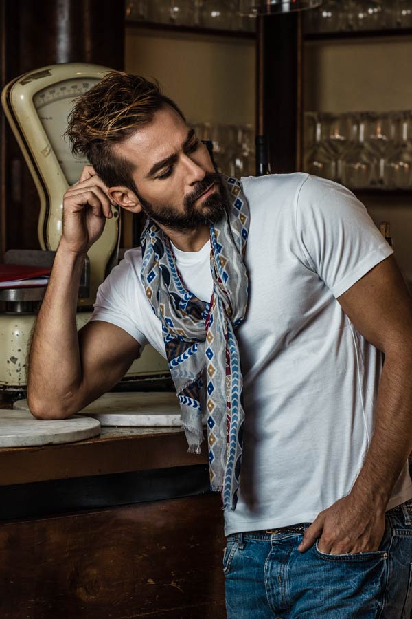 Men's Italian scarves