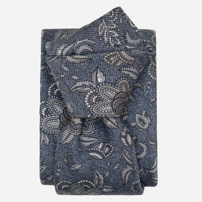 Denim Blue Handmade Italian Silk Tie