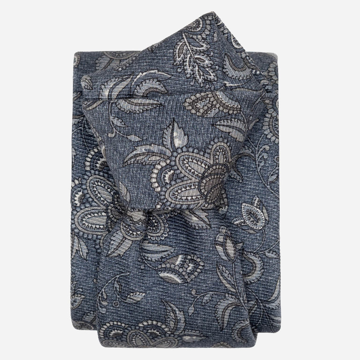Denim Blue Handmade Italian Silk Tie