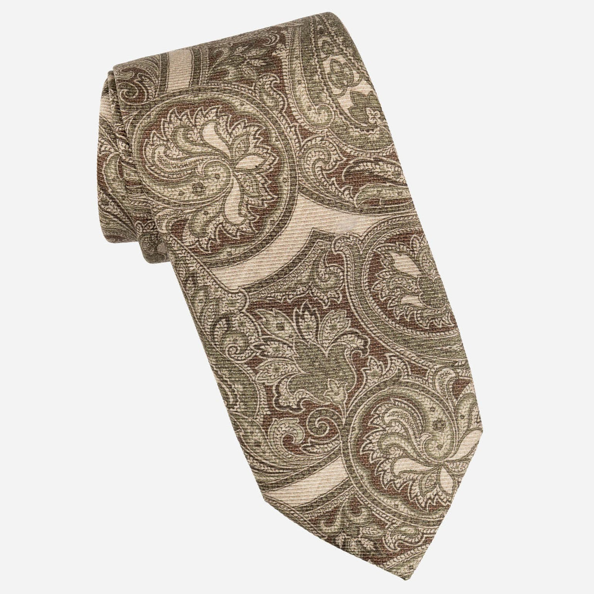 Dusty Sage Handmade Italian Silk Tie
