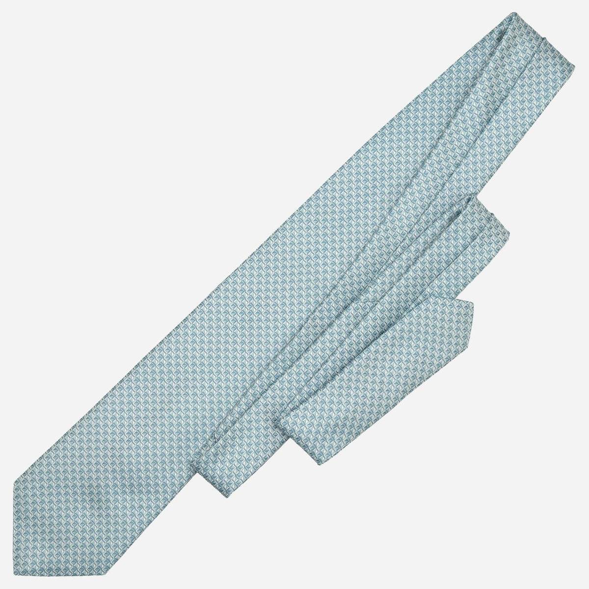 Men's Designer Italian Silk Tie Aqua