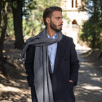 Men's Navy Italian Cashmere Scarf