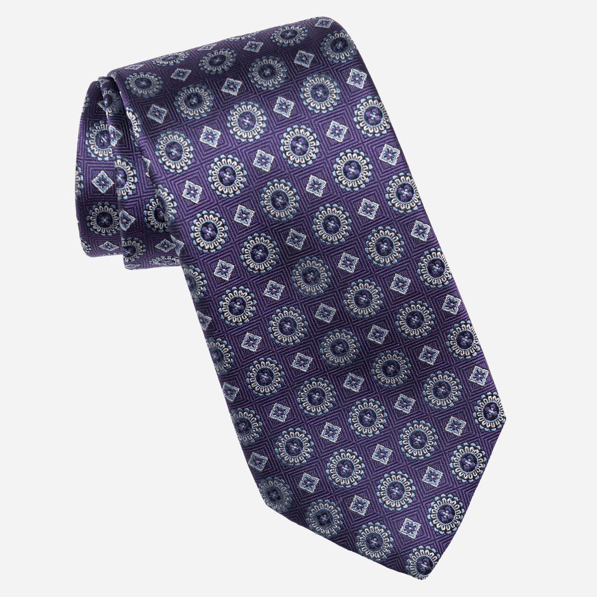 Purple Handmade Italian Silk Tie