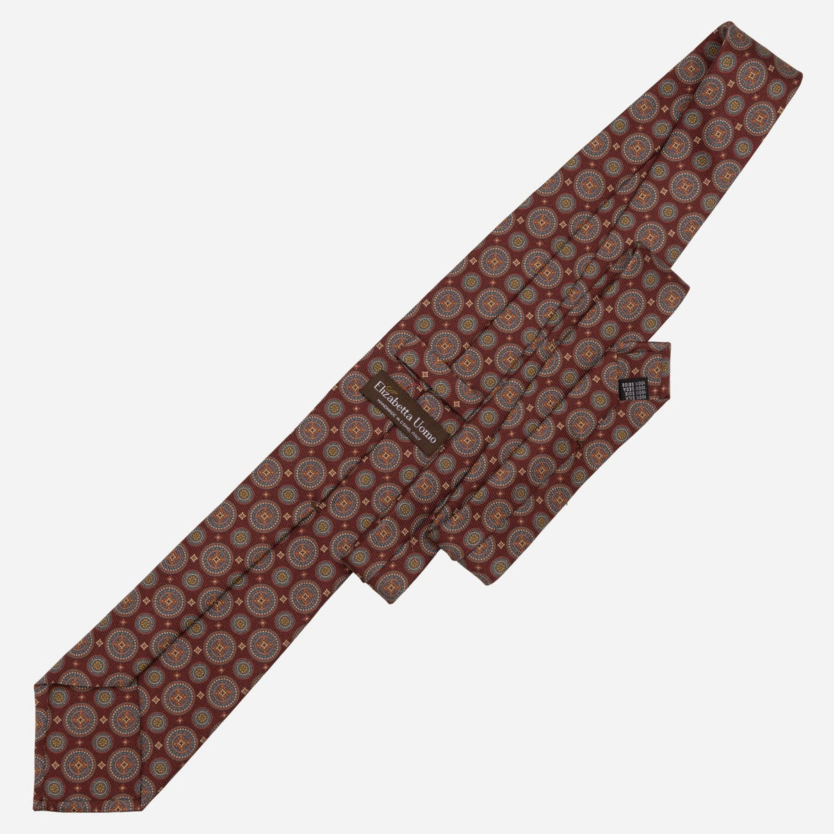 Burgundy Madder Silk Italian Tie