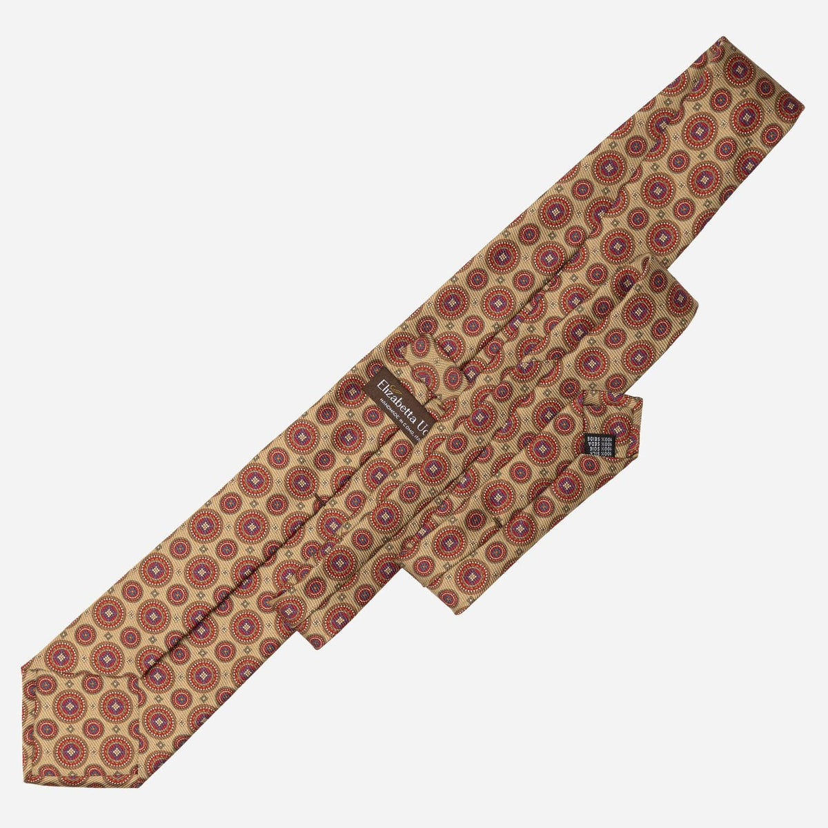 Sage Green Madder Silk Italian Tie