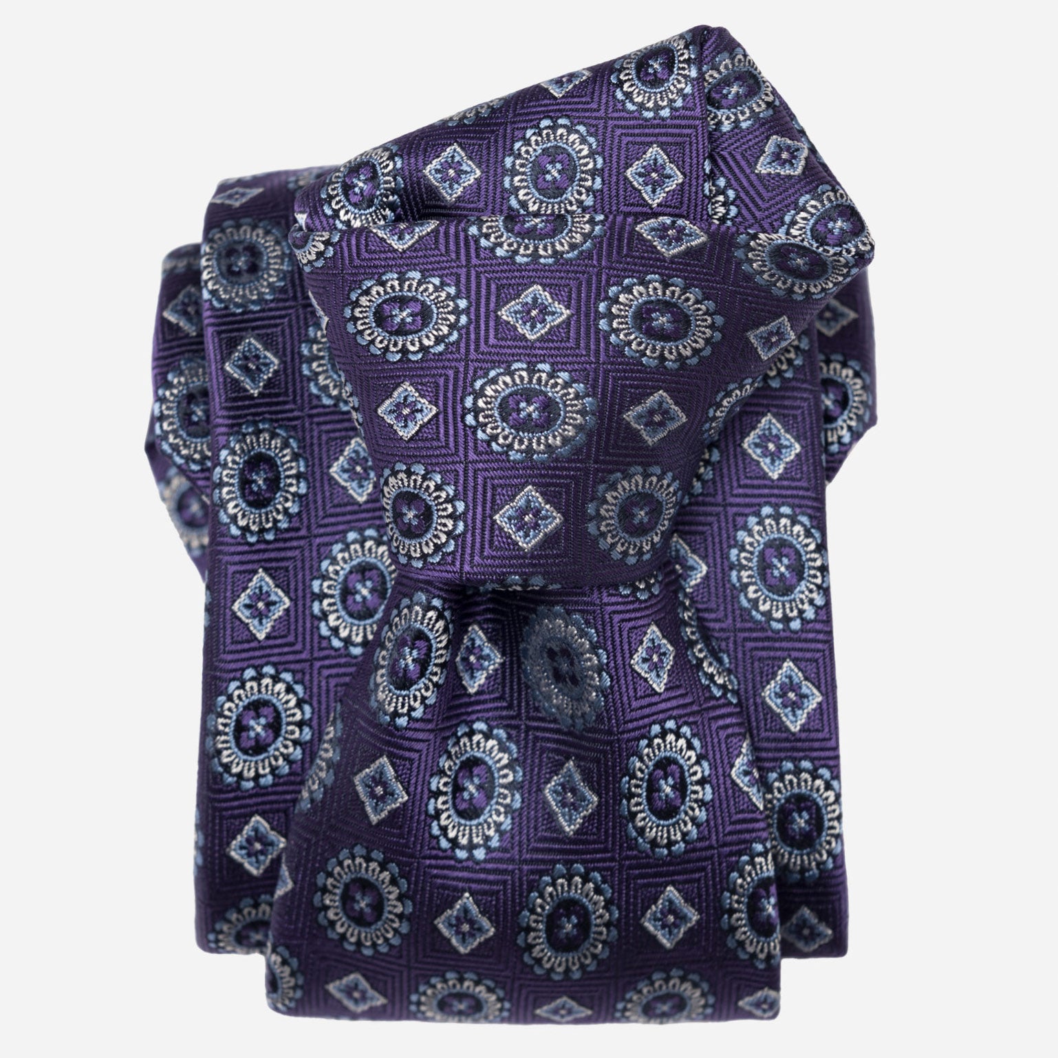 Purple Handmade Italian Silk Tie