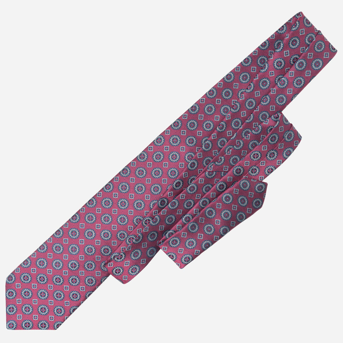 Raspberry Handmade Italian Silk Tie