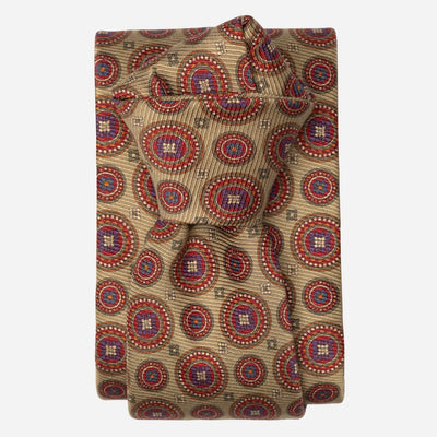 Sage Green Madder Silk Italian Tie