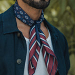 Burgundy Silk Neckerchief