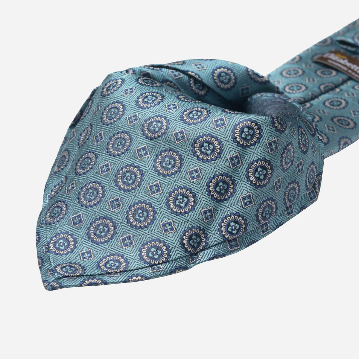 Teal Handmade Italian Silk Tie