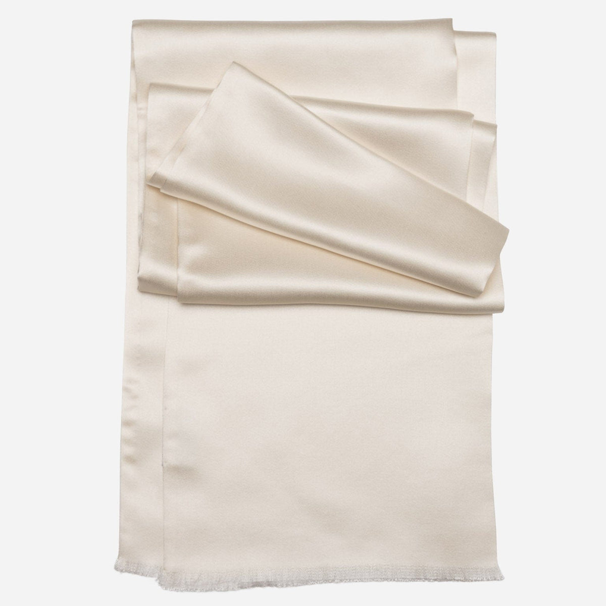 Men&#39;s White Silk Opera Tuxedo Scarf