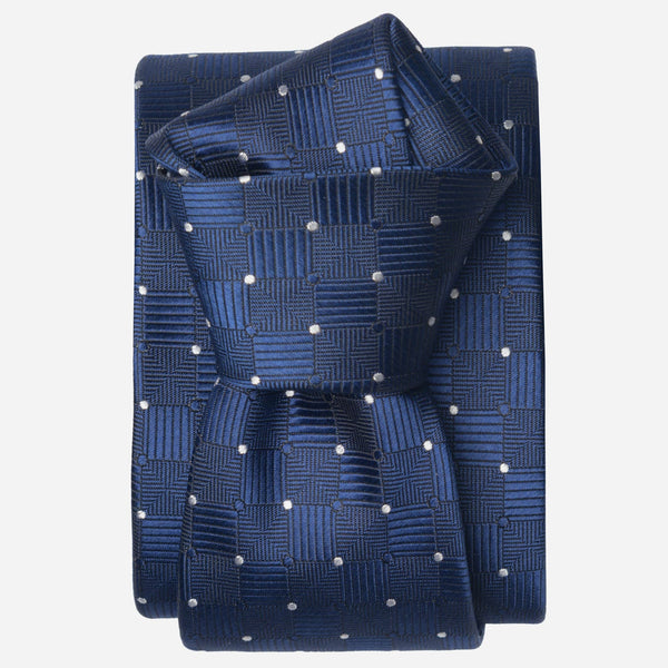 Midnight Blue Handmade Italian Silk Tie